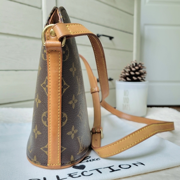 💕DISCONTINUED Very Rare LOUIS VUITTON Drouot Crossbody/Shoulder Bag Monogram - Picture 7 of 16